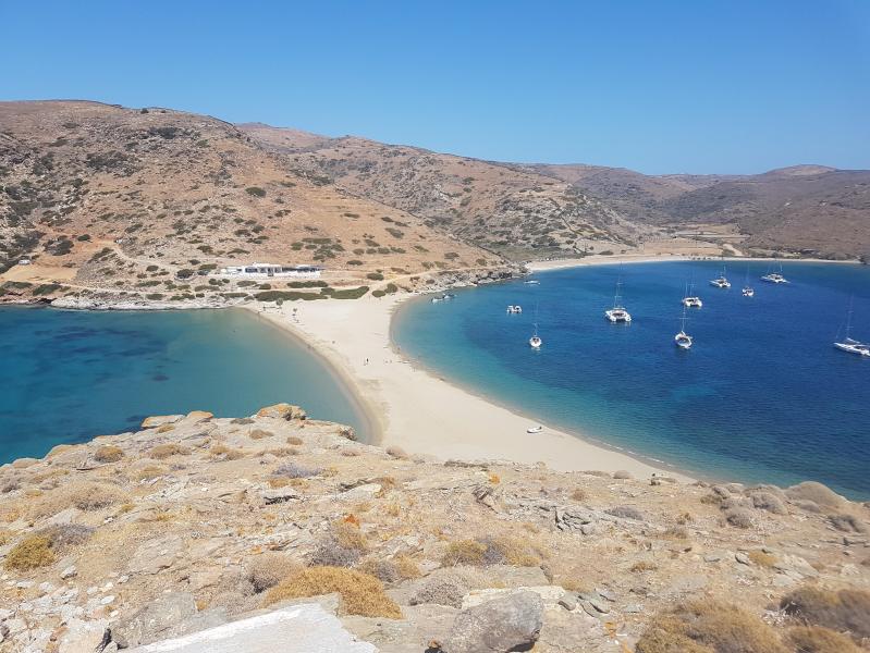 Kolona beach, Kythnos 2018